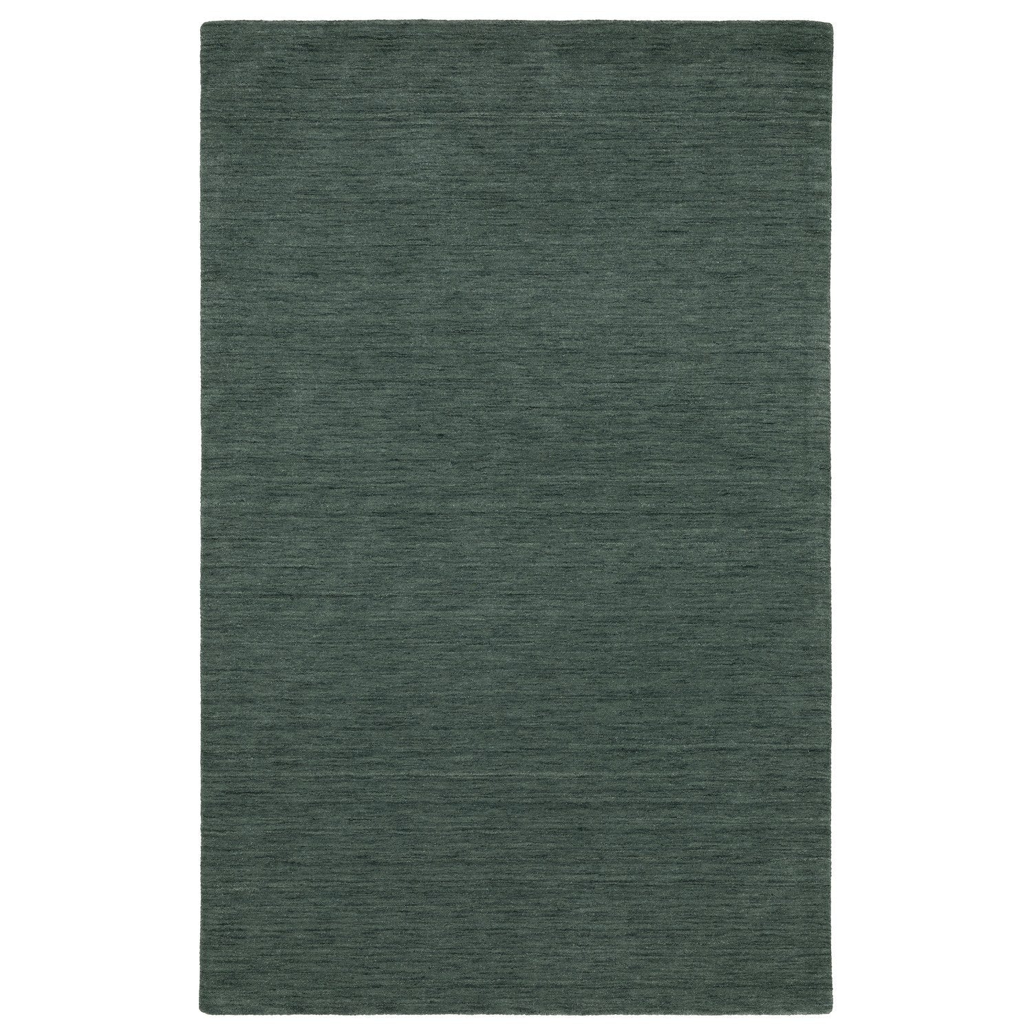Aniston II Heathered Teal Blue Solid Wool Rug - Aniston II 27121 #_shape=Rectangle