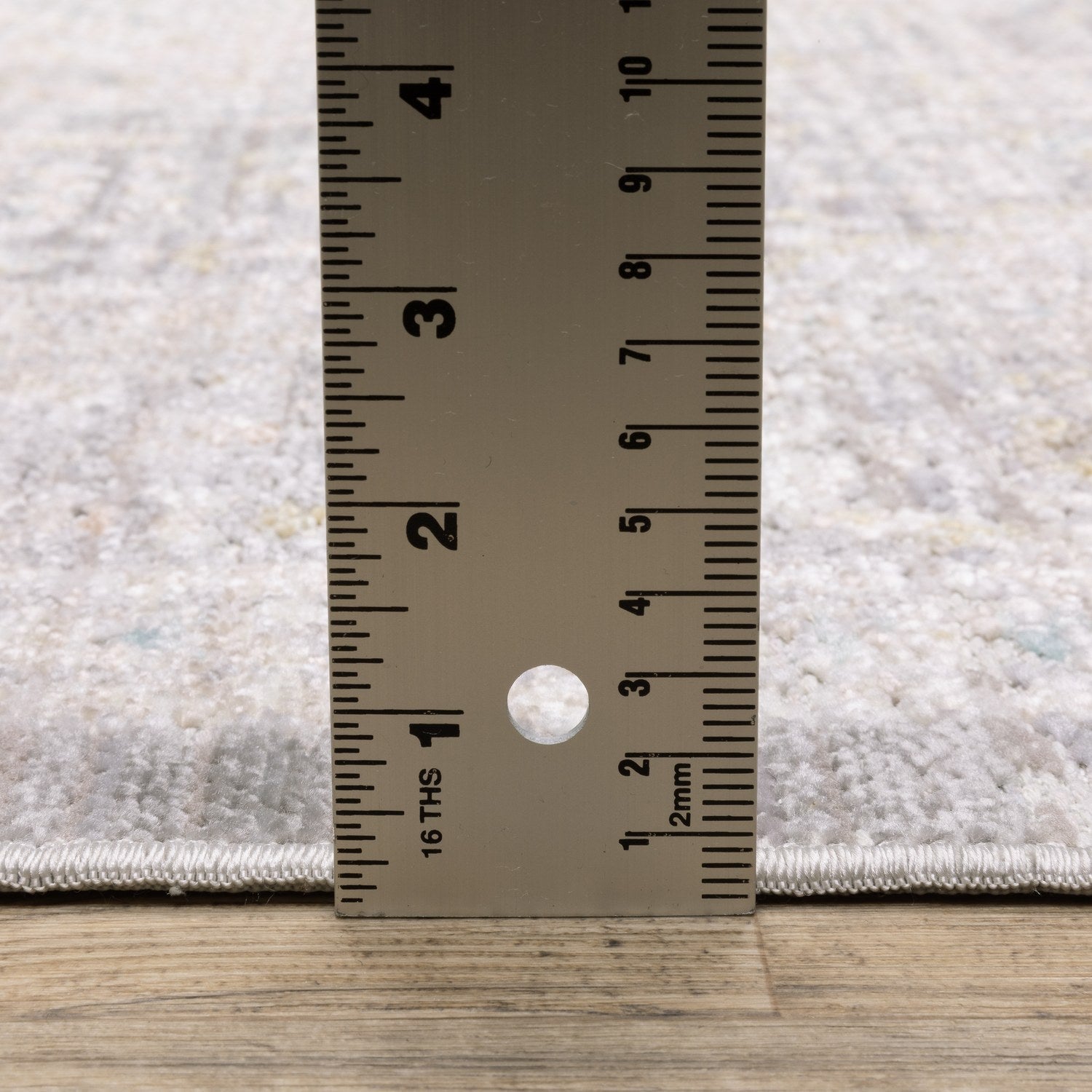 Cavett Faded Medallion Grey Washed Vintage Rug - Cavett CAV02