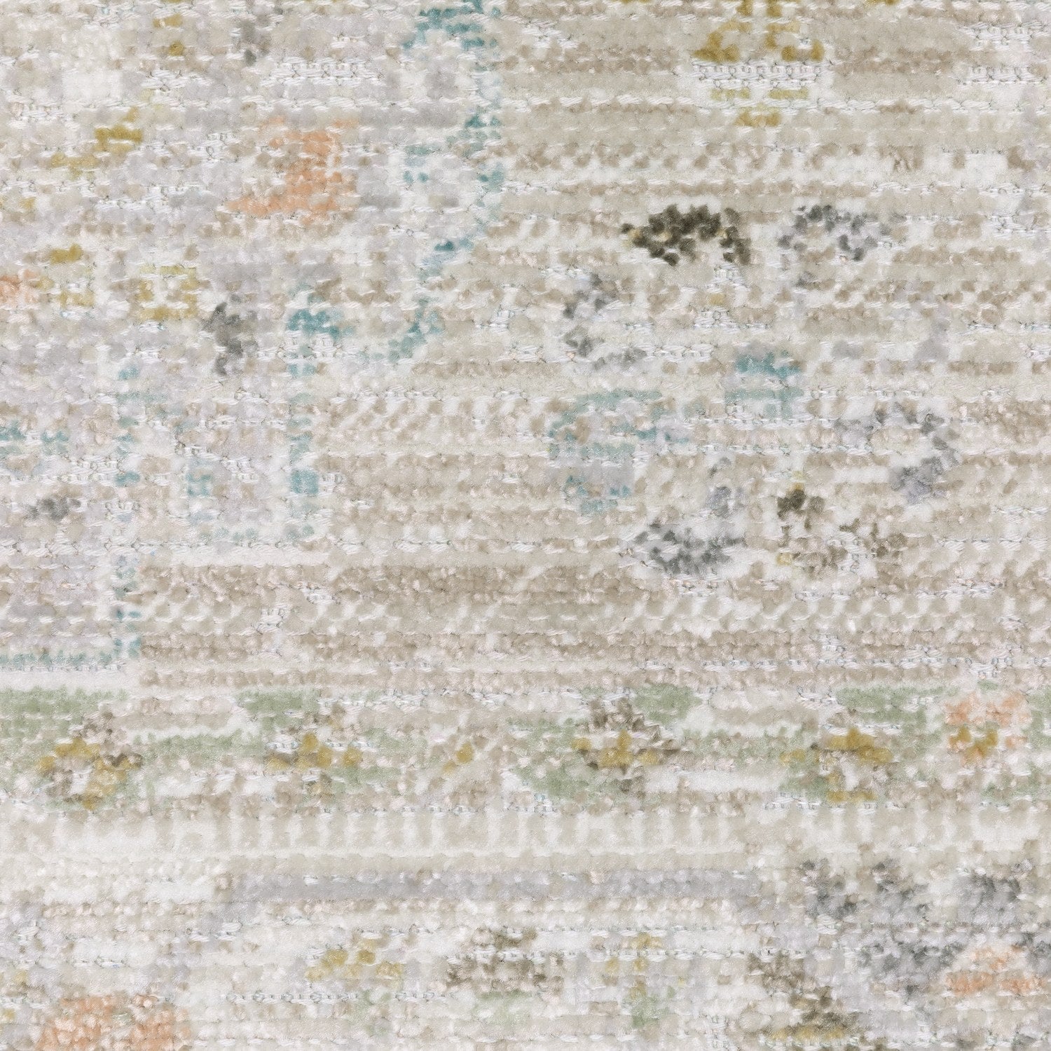 Cavett Vintage Persian Beige Blue Washed Vintage Rug - Cavett CAV04