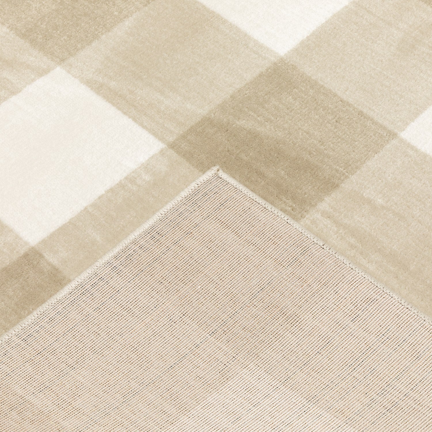 Georgia Buffalo Check Charcoal Ivory Farmhouse Rug - Georgia 678A0