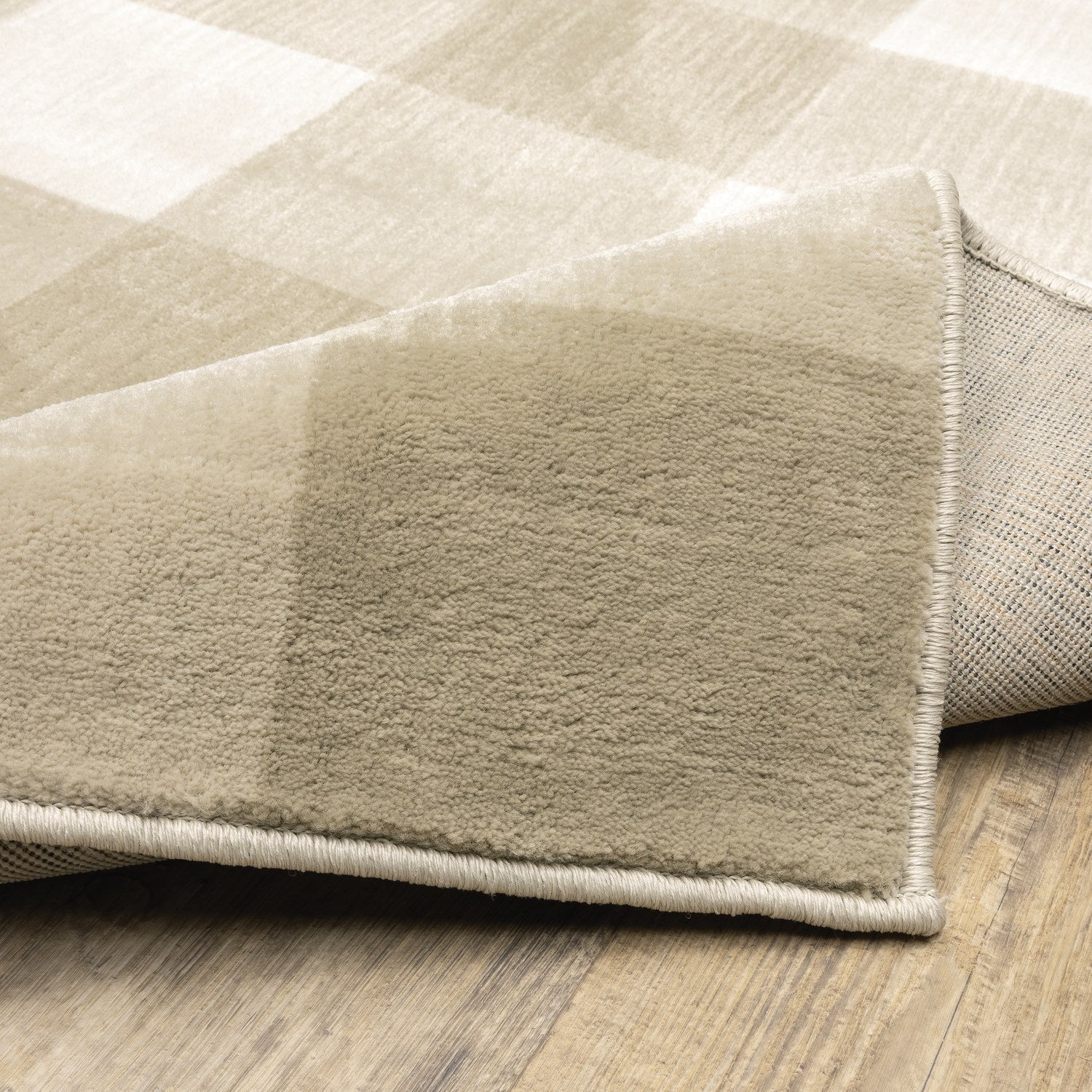 Georgia Buffalo Check Charcoal Ivory Farmhouse Rug - Georgia 678A0