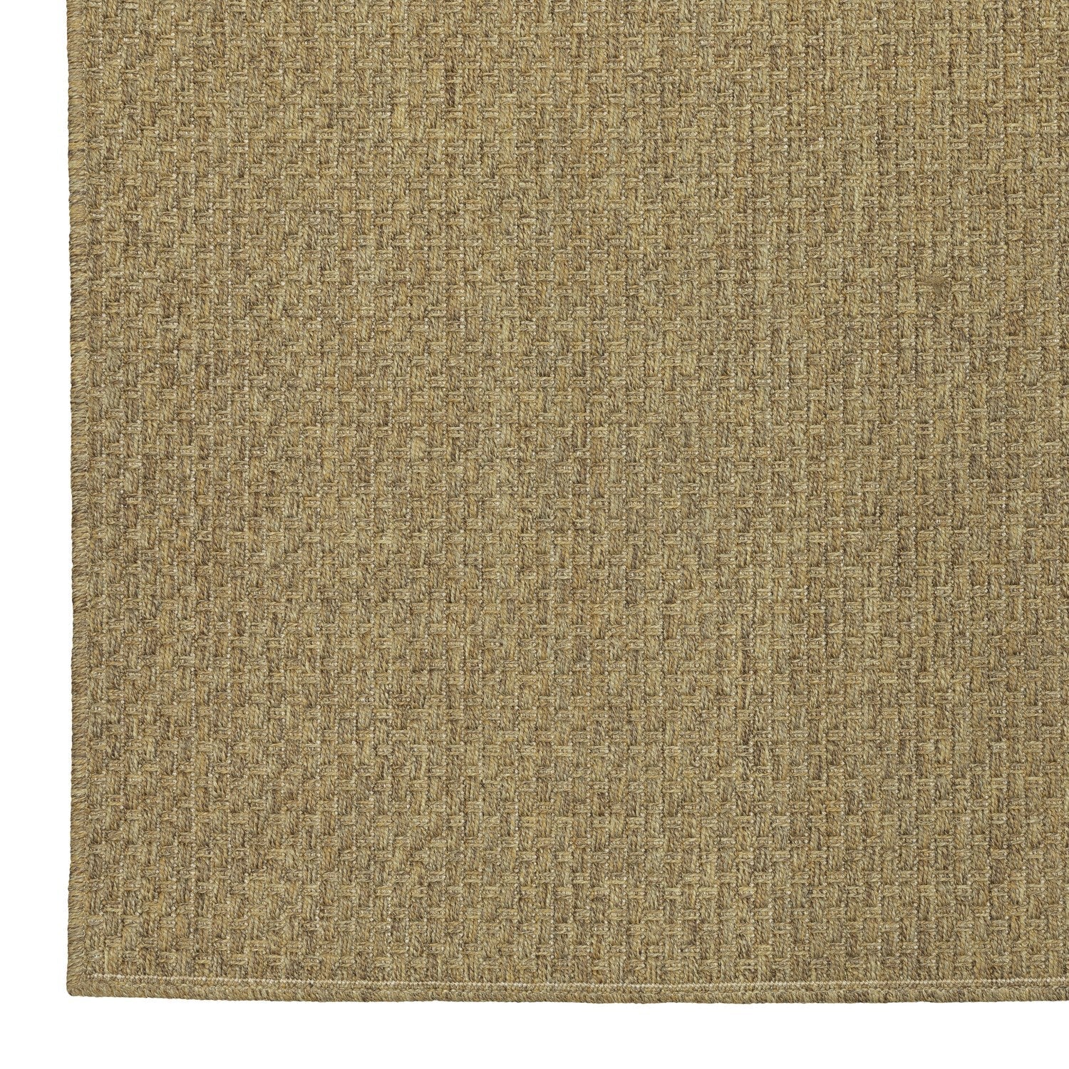 Karavia Solid Mocha Seagrass Look Indoor Outdoor Rug - Karavia 2160N