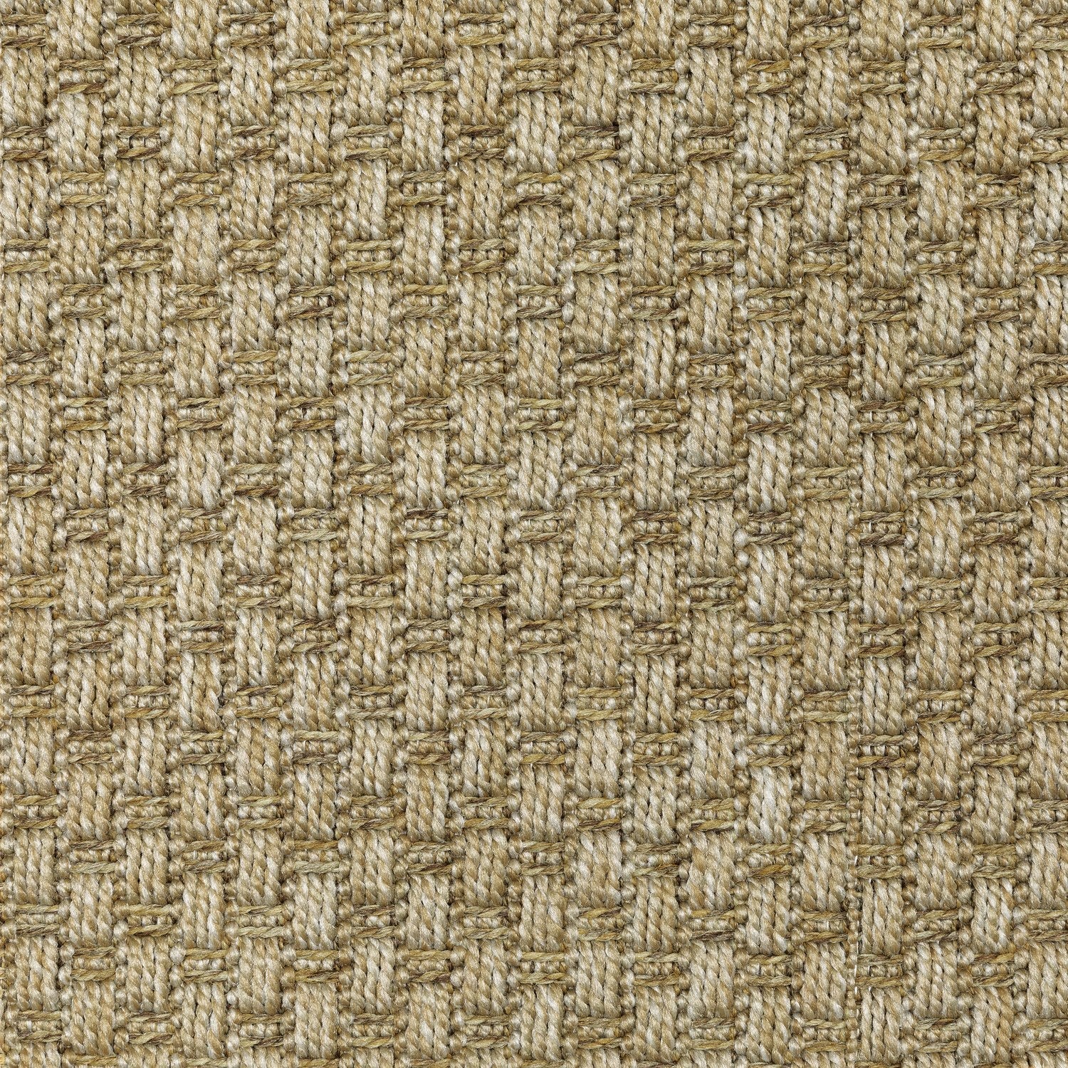 Karavia Basketweave Sand Seagrass Look Indoor Outdoor Rug - Karavia 2160X