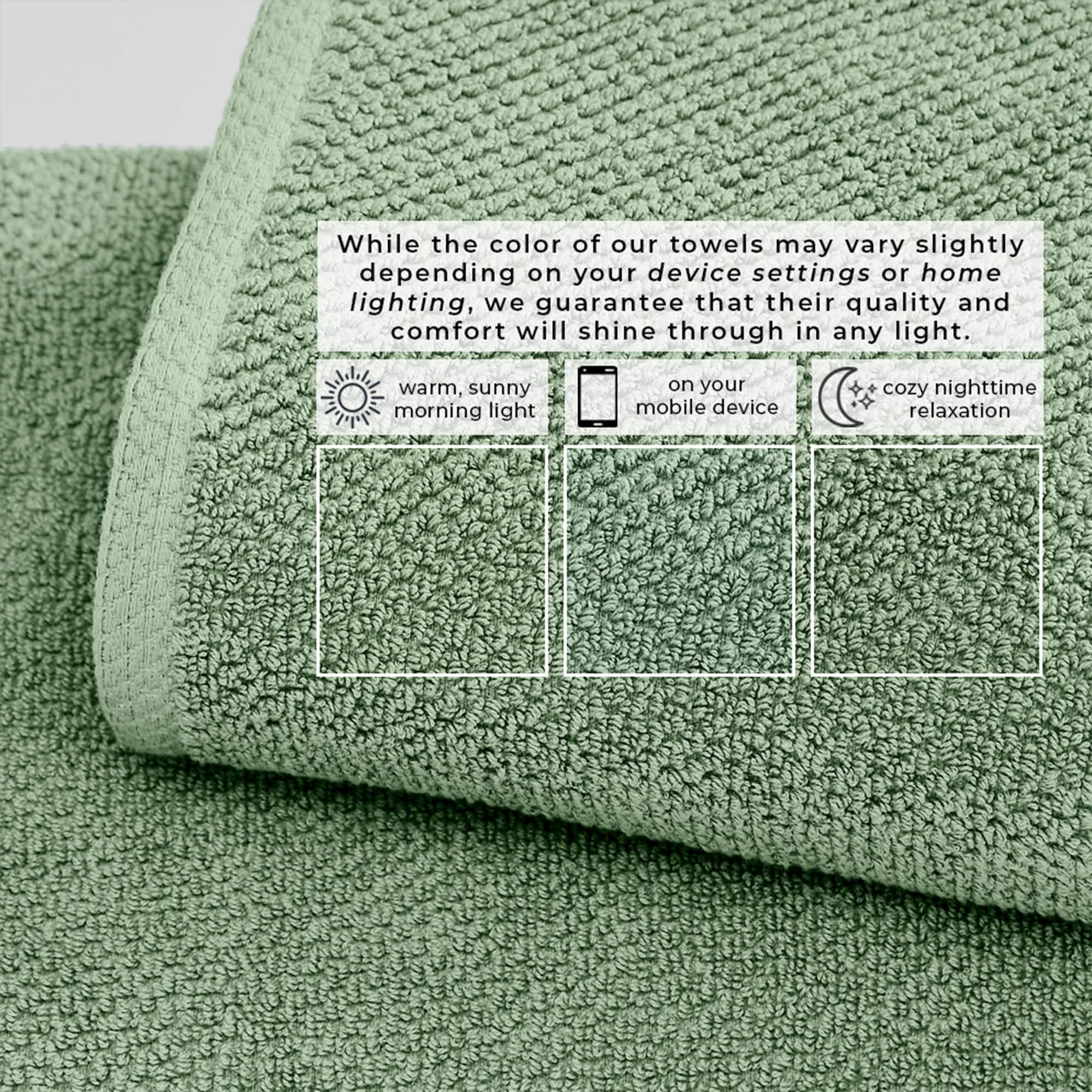 Cotton Textured Bath Towel Set - Acacia Collection