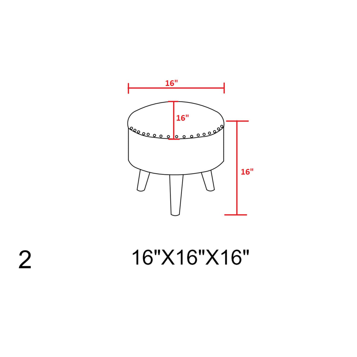 Panja Ottoman - linedrawing