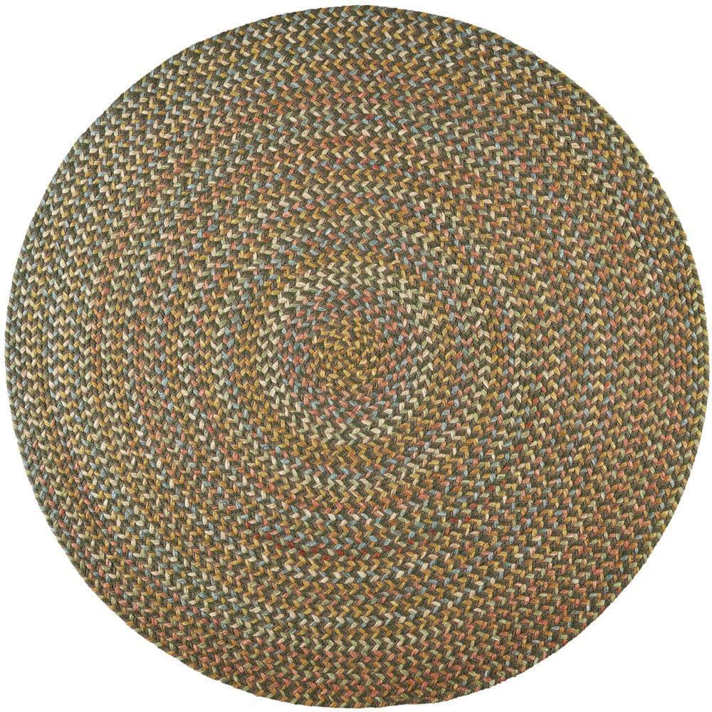 Confetti Bright & Bold 5-Carrier Braided Rug - Dark Taupe
