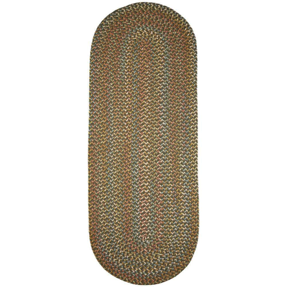 Confetti Bright & Bold 5-Carrier Braided Rug - Dark Taupe