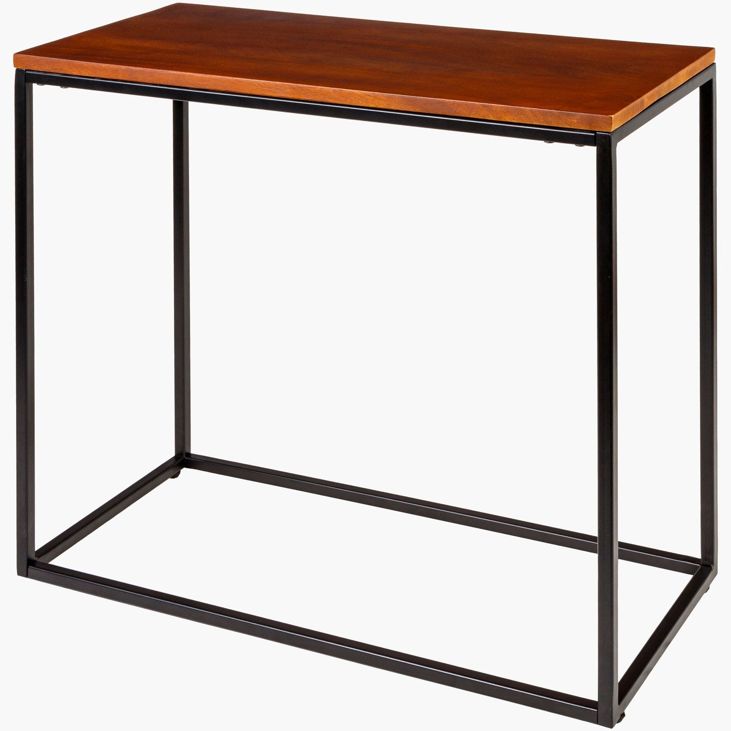 Aryaa End Table in Dark Brown