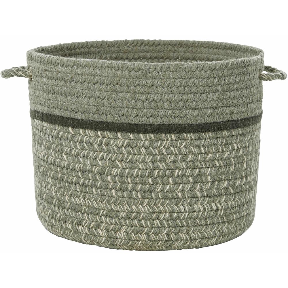Woolmade Rope Storage Wool Basket #color_mistletoe