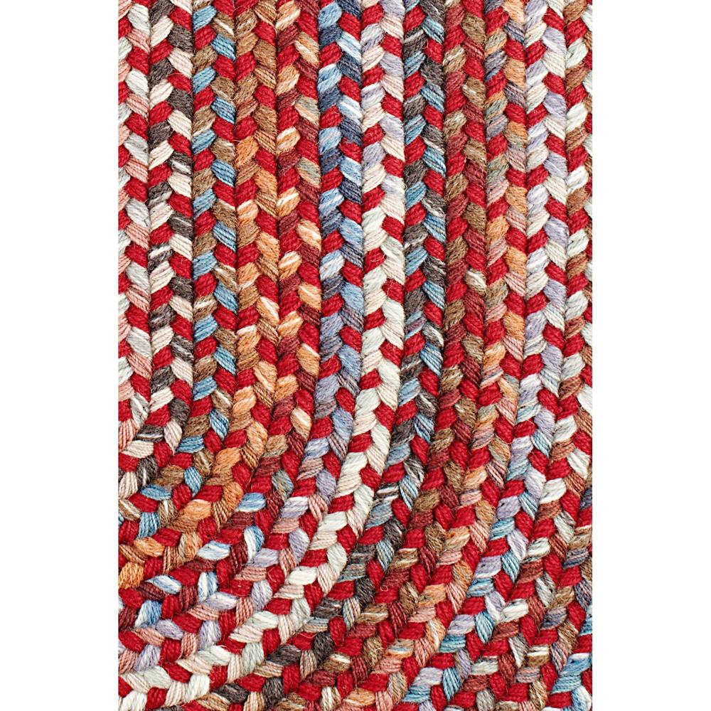 Tribeca Braided Soft Wool Rug #color_red velvet