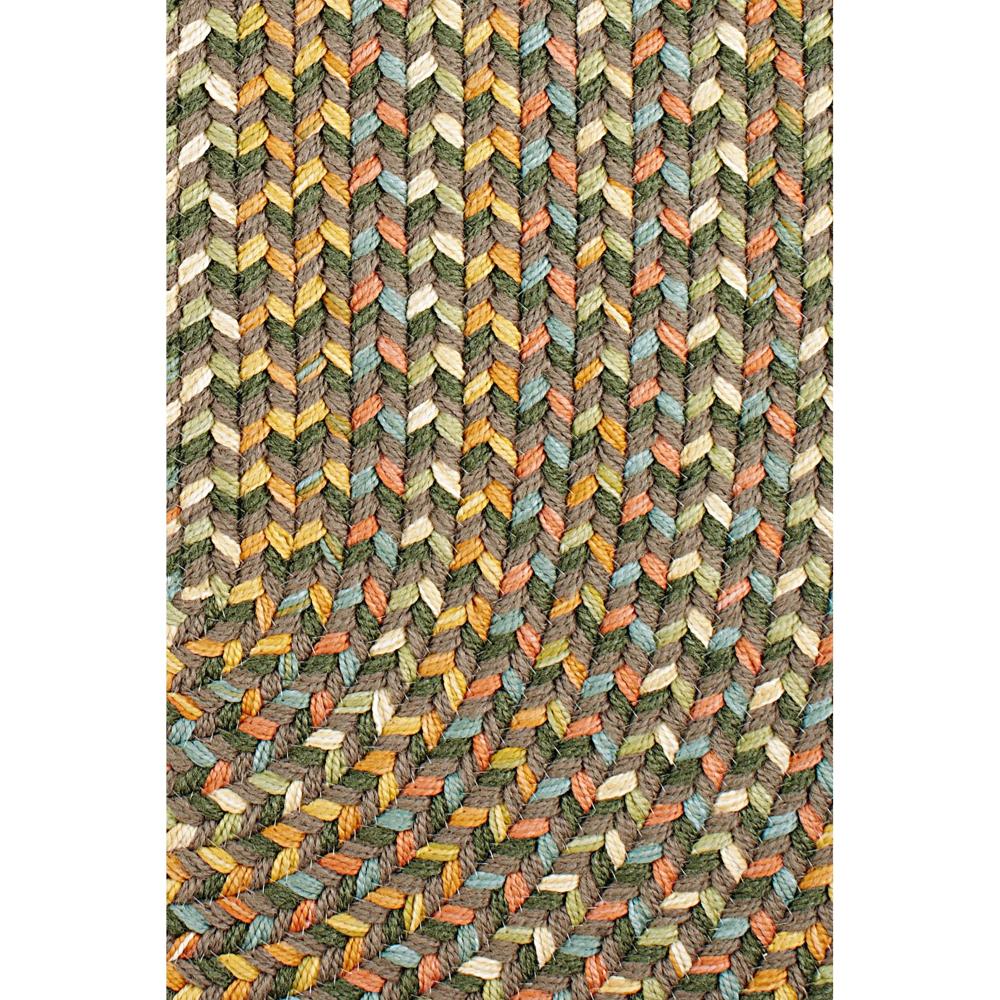 Confetti Bright & Bold 5-Carrier Braided Rug #color_dark taupe