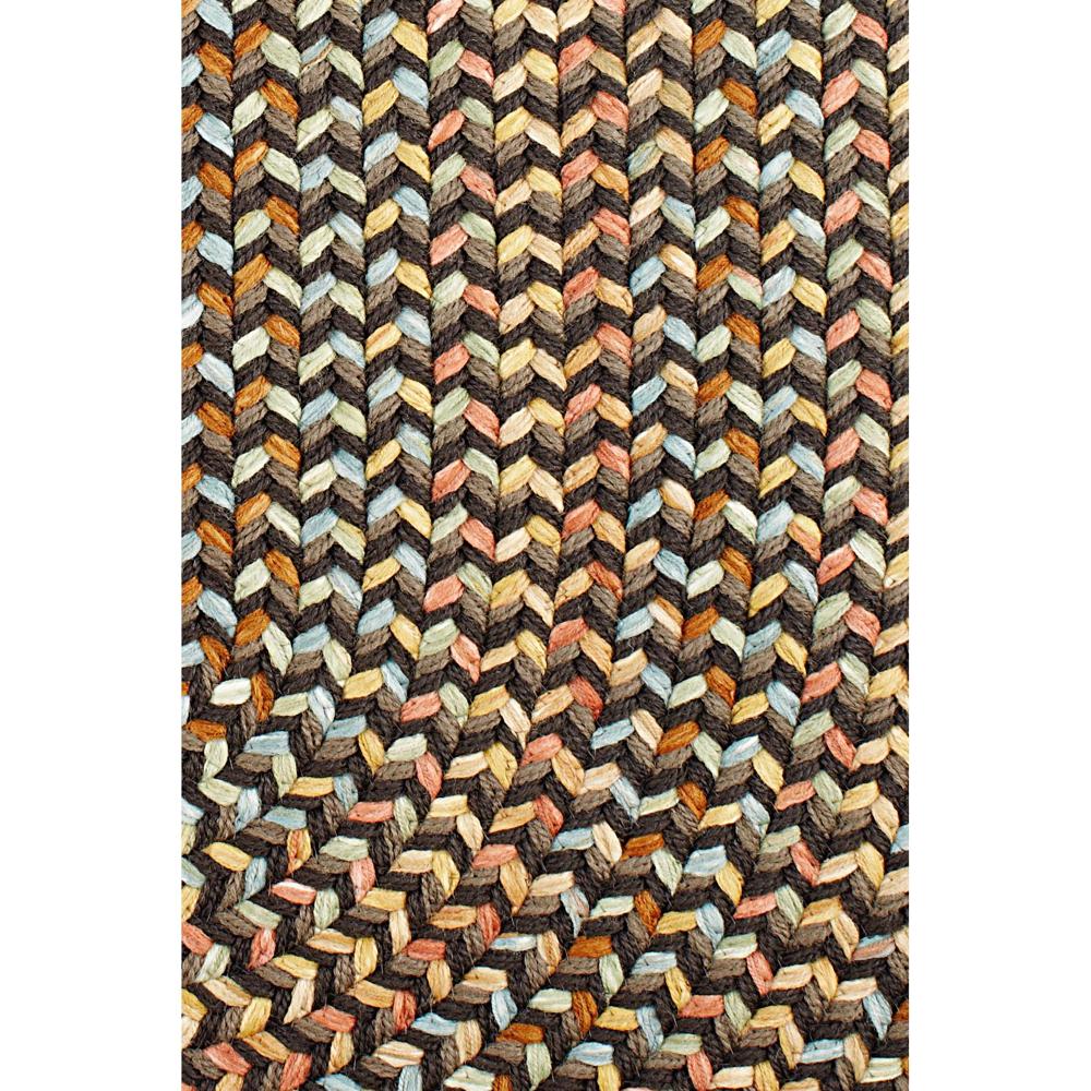 Confetti Bright & Bold 5-Carrier Braided Rug #color_brown velvet