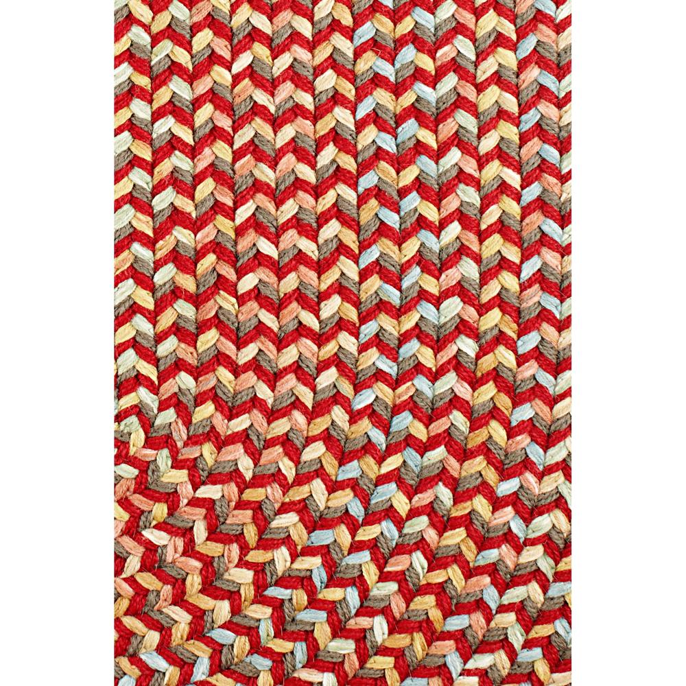 Confetti Bright & Bold 5-Carrier Braided Rug #color_brilliant red
