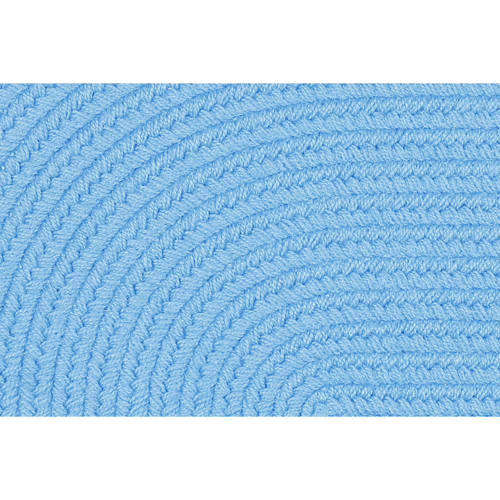 Lullaby Childrens Solid Braided Rug #color_aqua blue