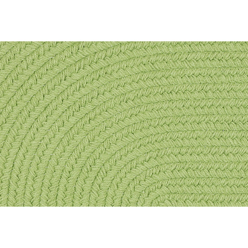 Lullaby Childrens Solid Braided Rug #color_lime green