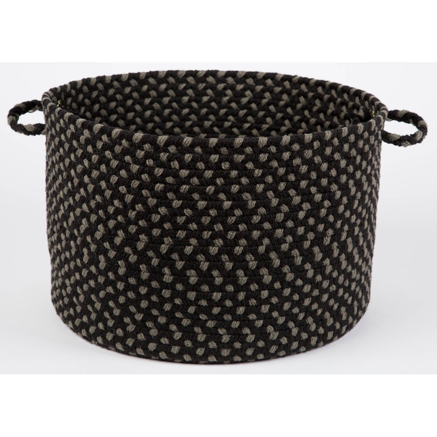 Confetti Rope Storage Basket #color_black satin