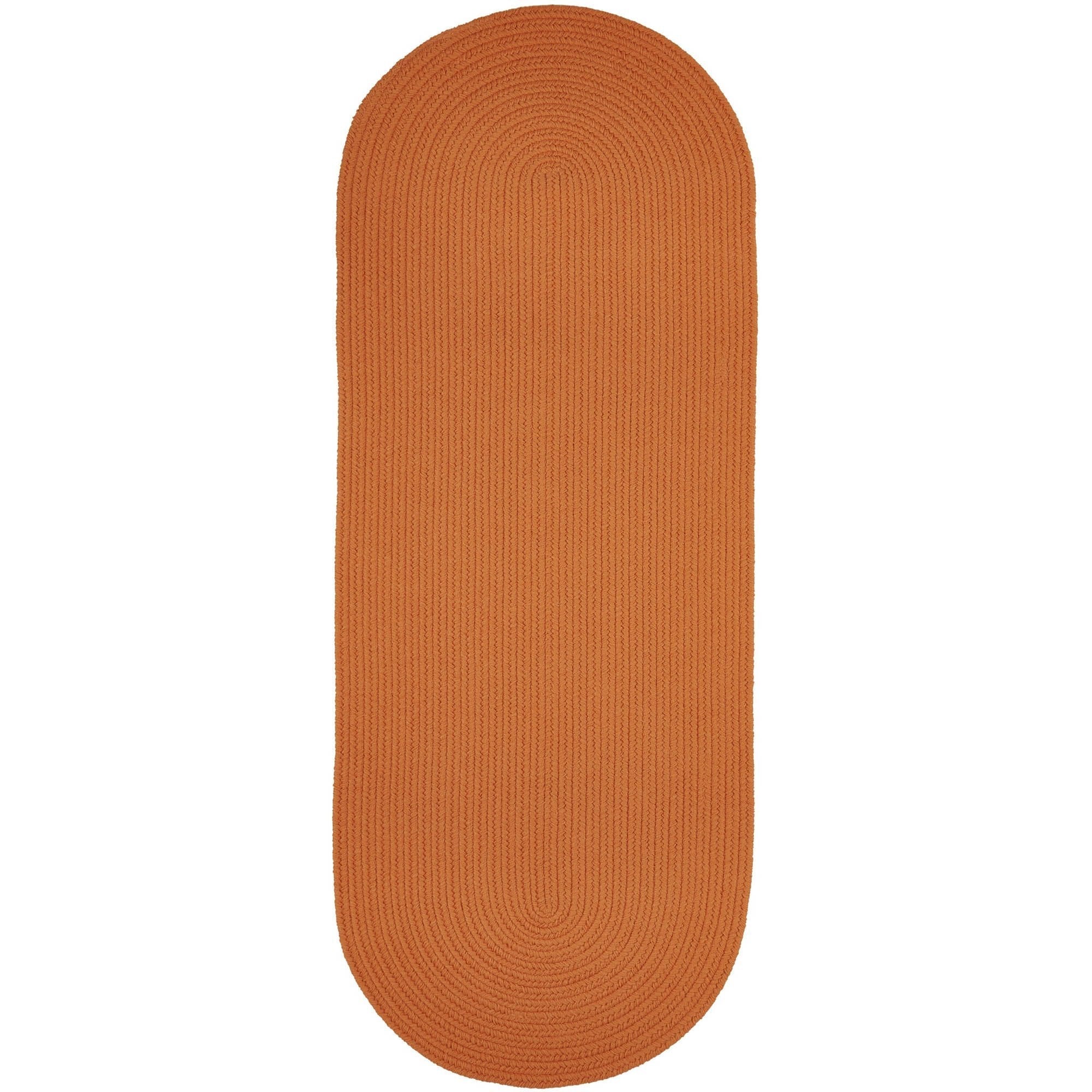 Maui Braided Ultra Durable Outdoor Rug #color_mango orange