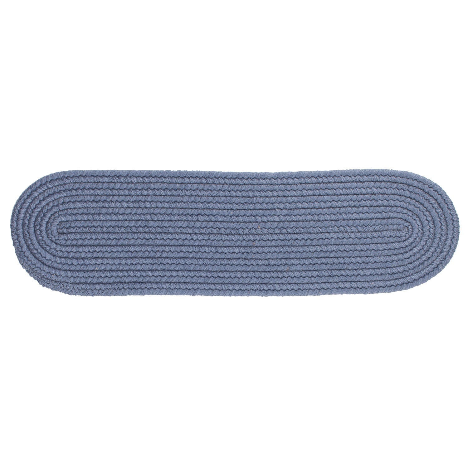 Pura Solid Wool Braided Stair Treads #color_sailor blue