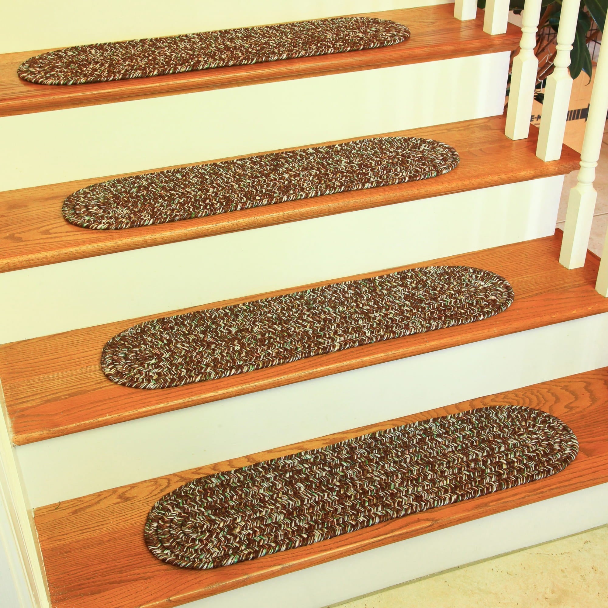 Sandi Tweed Stair Treads #color_brown