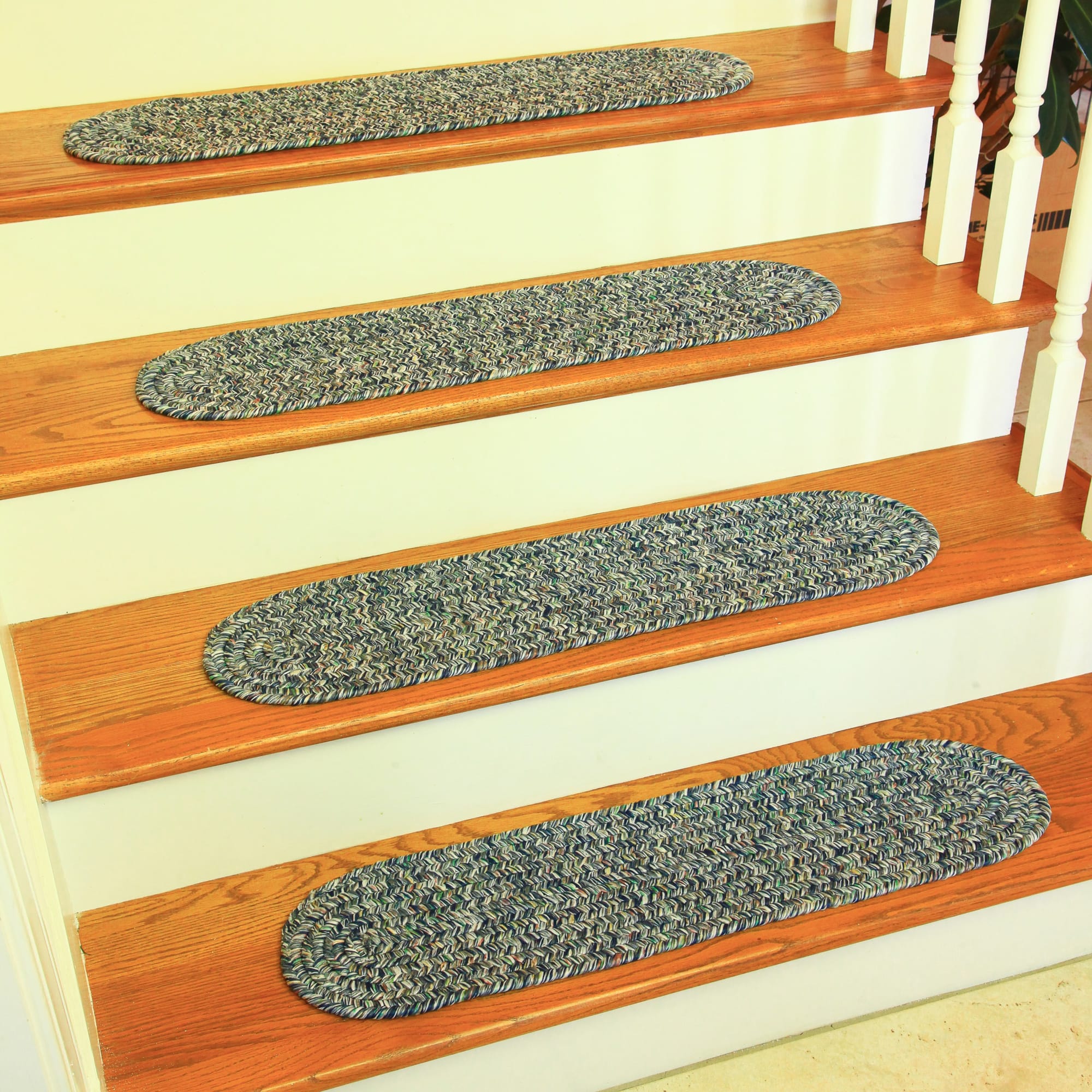 Sandi Tweed Stair Treads #color_denim