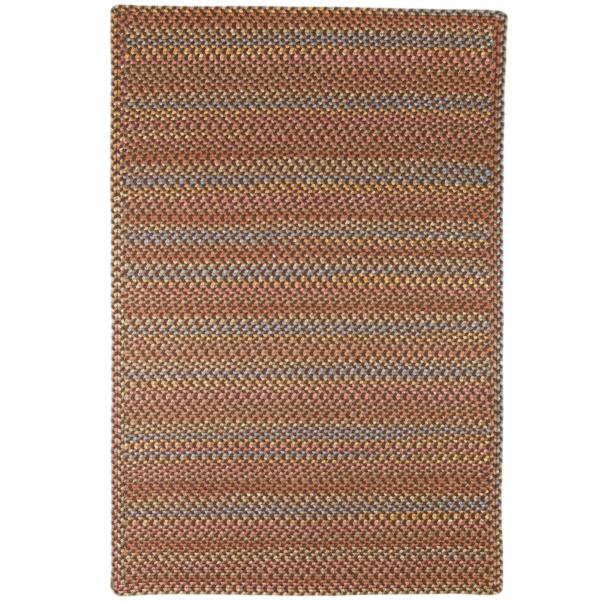 Sanford Rustic Braided Rug #color_hickory multi