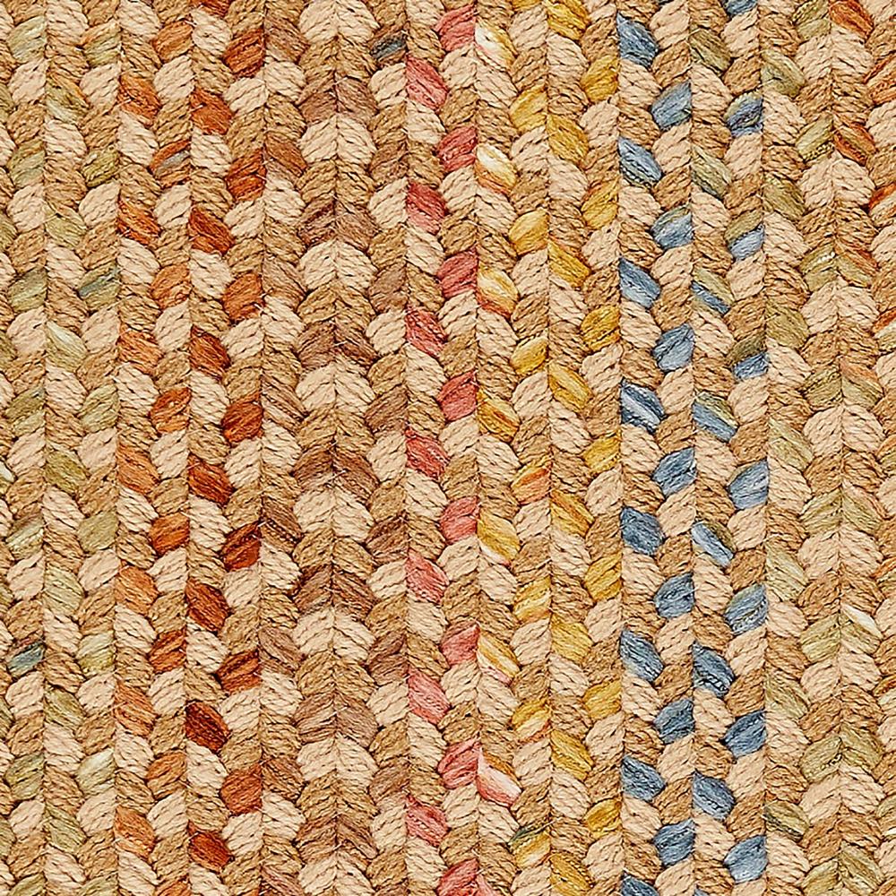 Sanford Rustic Braided Rug #color_khaki multi