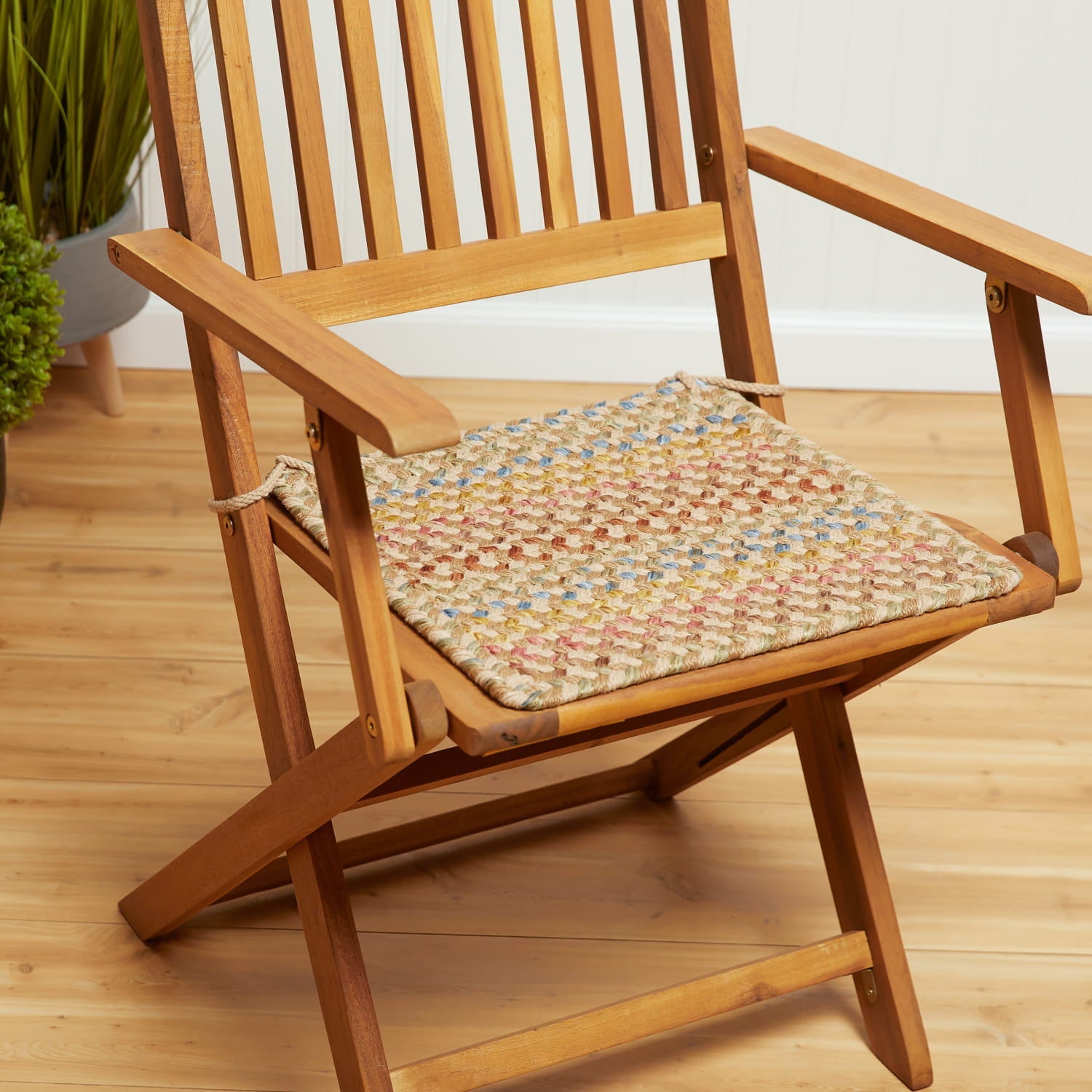 Sanford Braided Chair Pads #color_khaki multi
