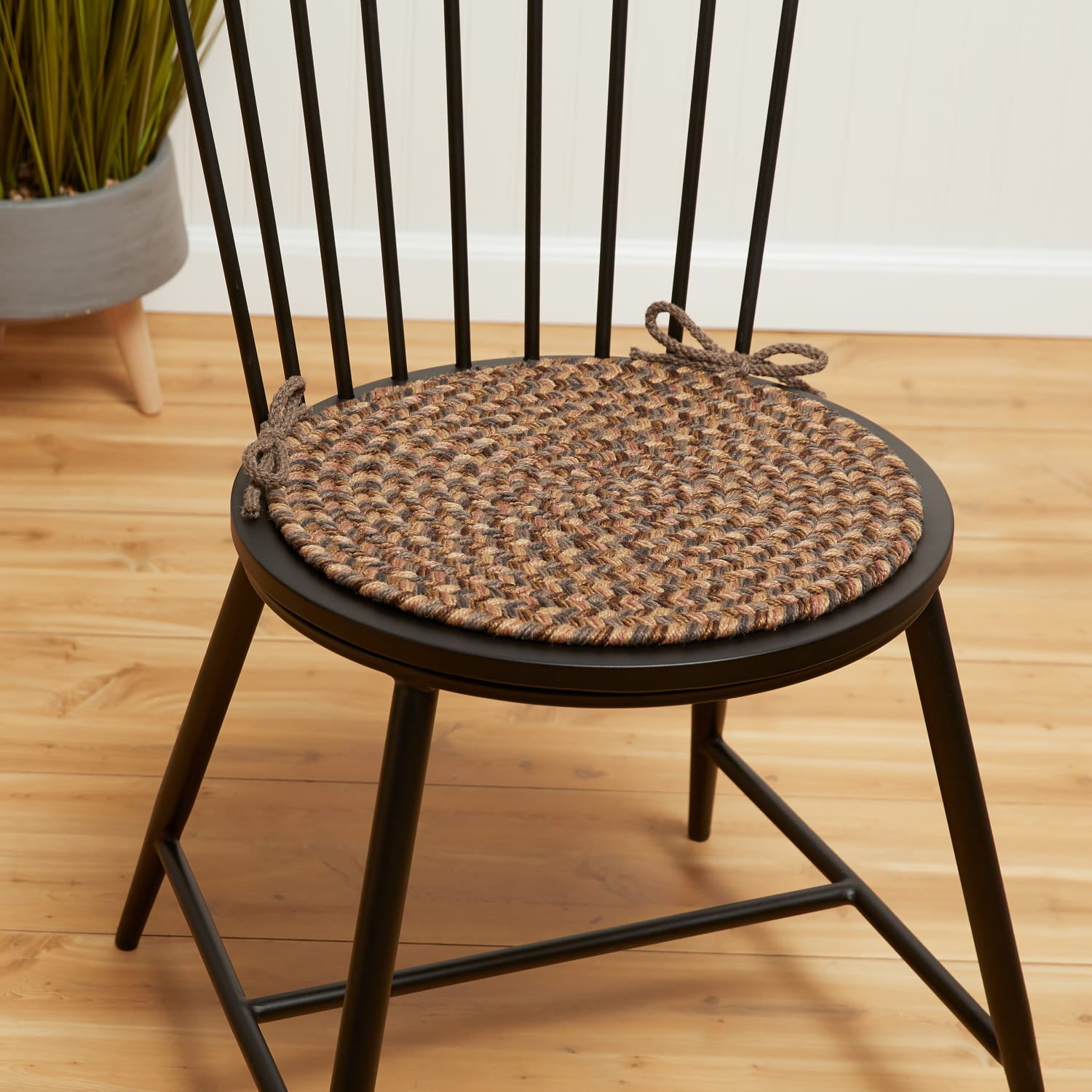 Sanibel Braided Chair Pads #color_brown