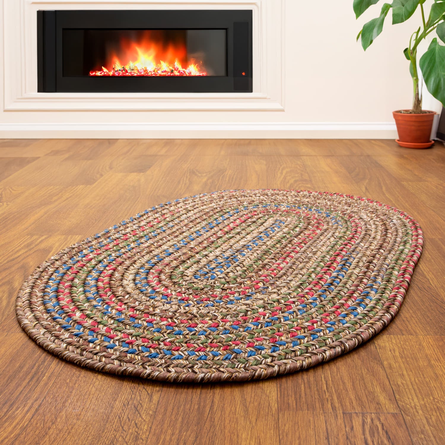 Portsmouth Braided Indoor Outdoor Traditional Rug