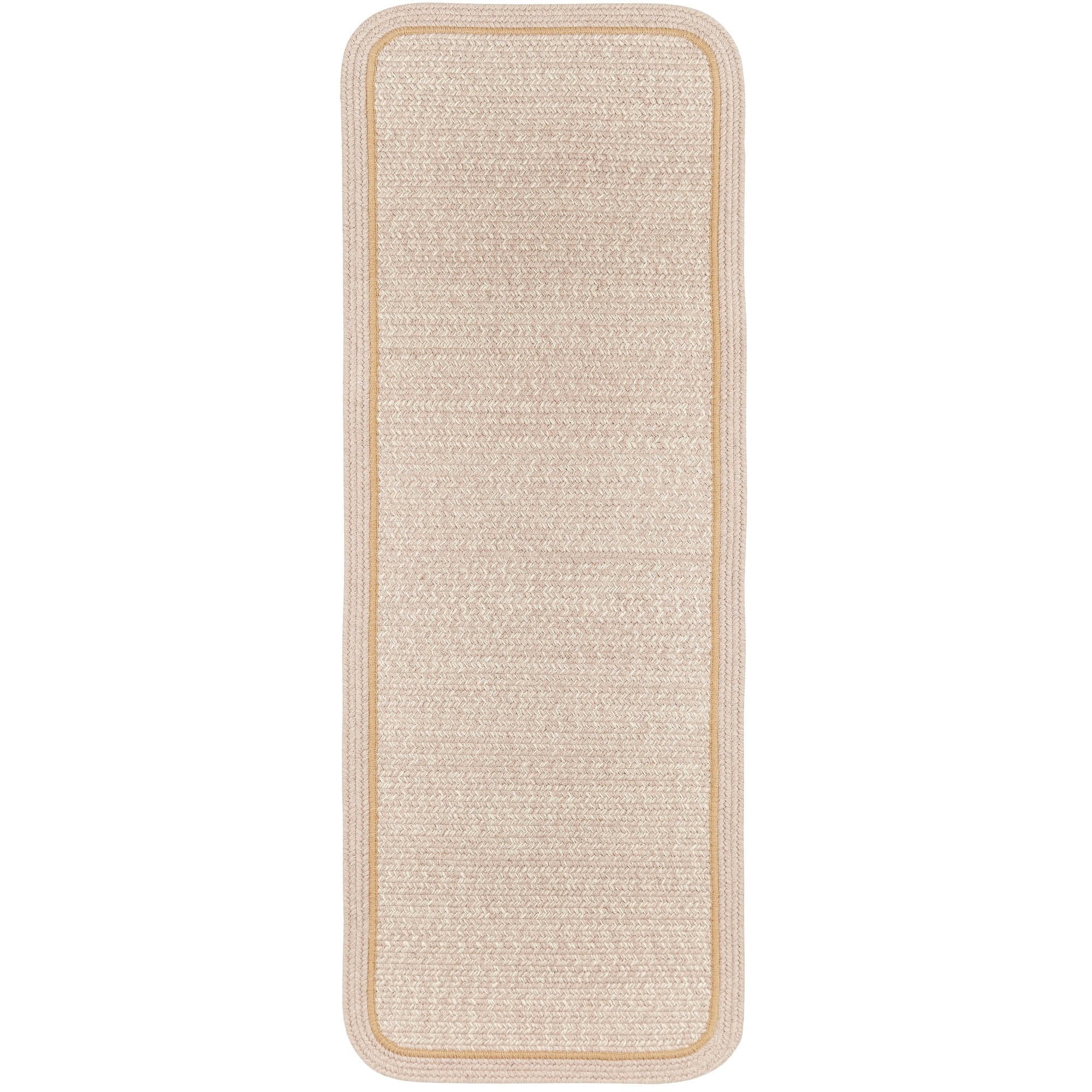 Woolmade Rounded Rectangle Braided Rug #color_sesame