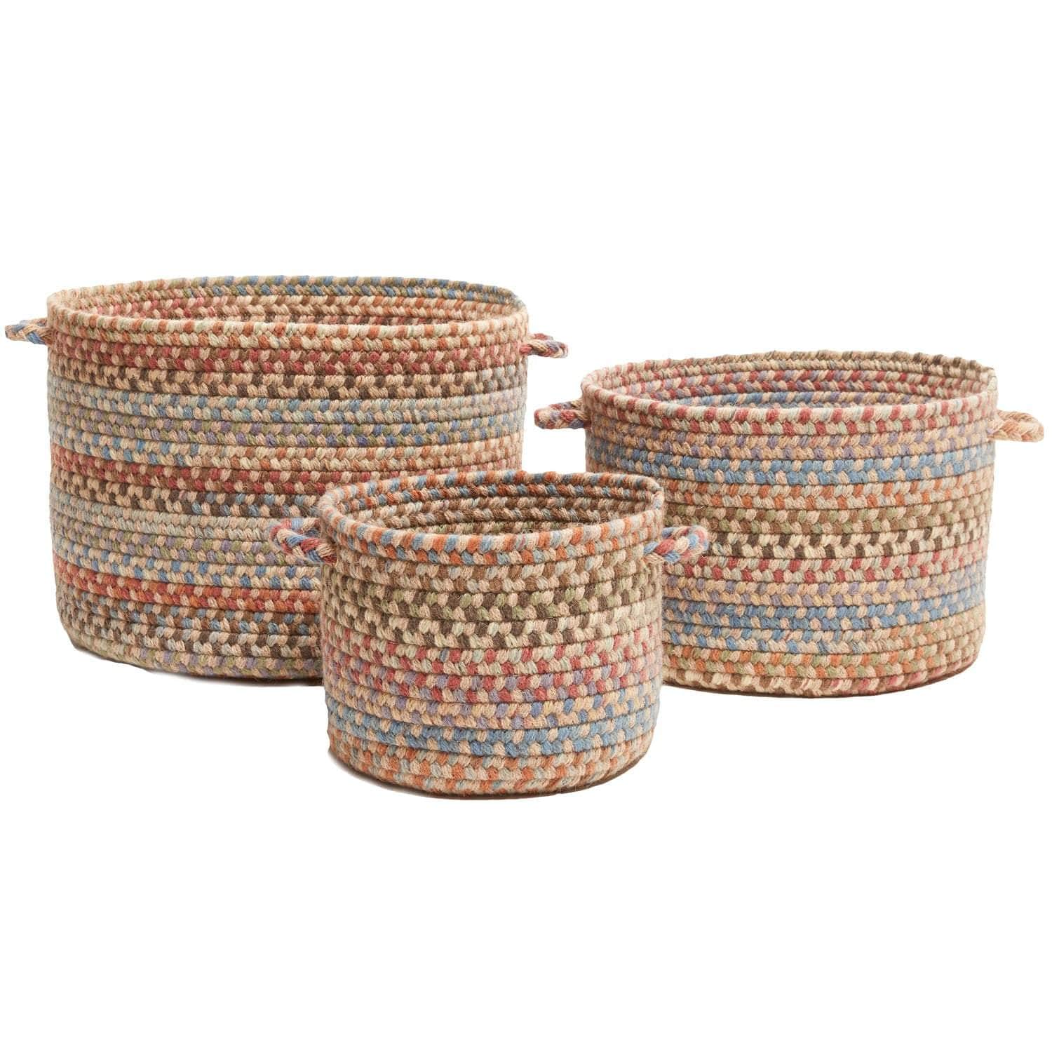 Cherry Hill Braided Wool Baskets