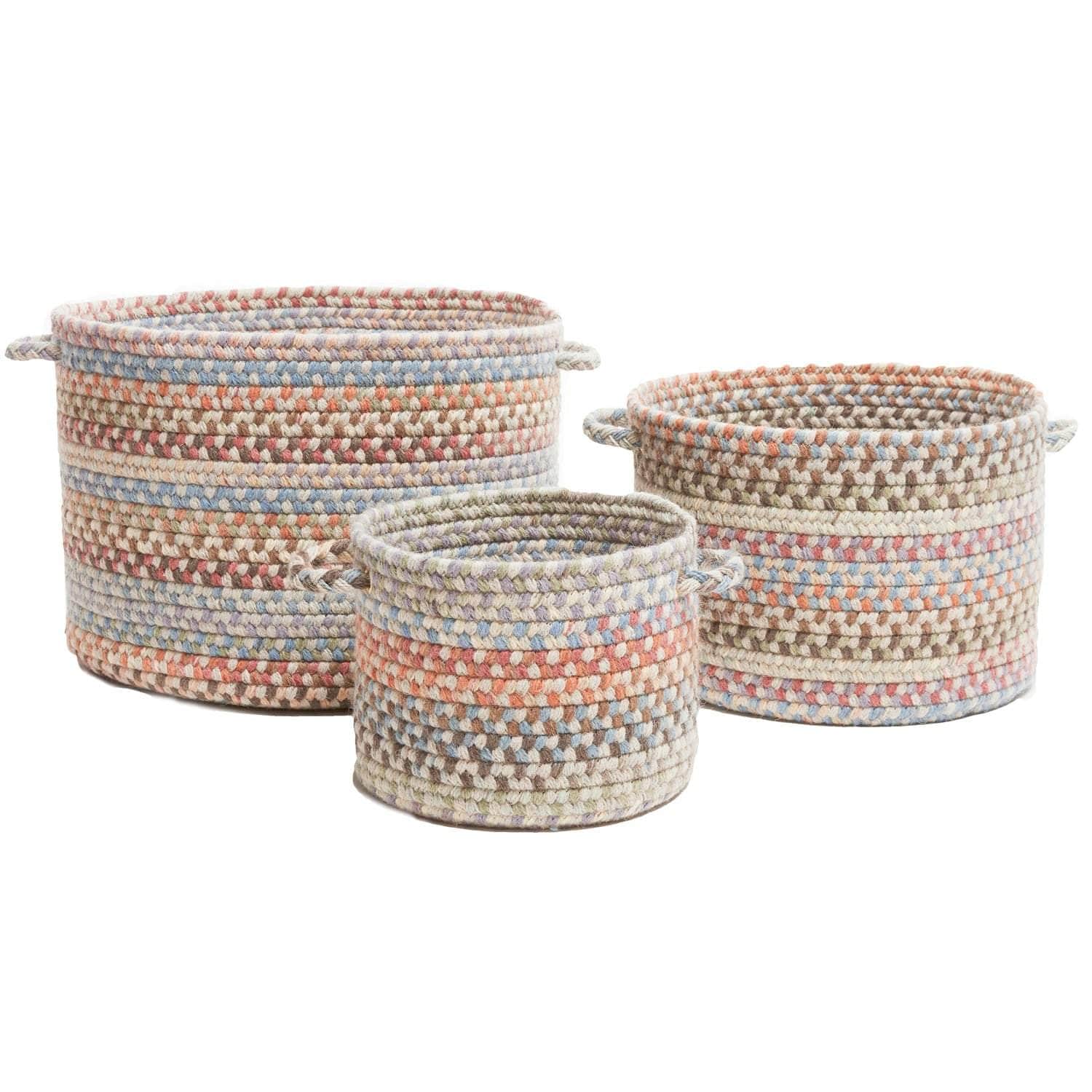 Cherry Hill Braided Wool Baskets