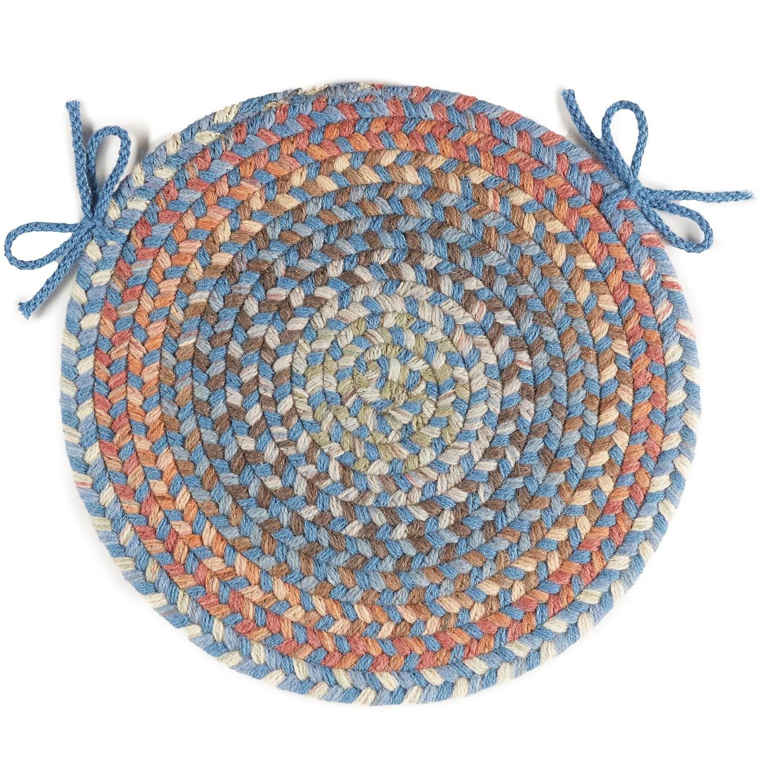 Cherry Hill Braided Wool Chair Pads