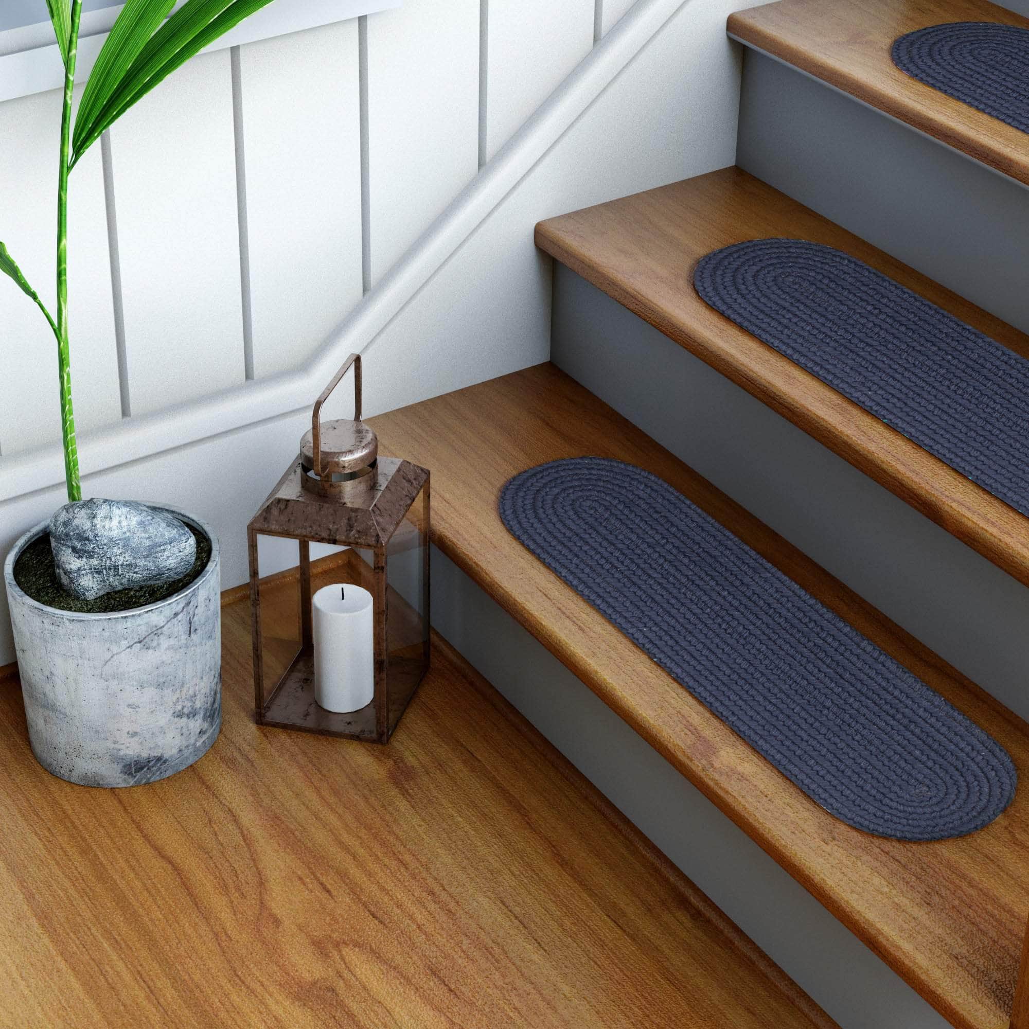 Pura Solid Wool Braided Stair Treads