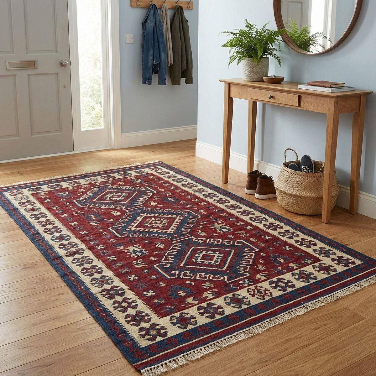 4x6 Rectangular Rug Entryway Rug 4x6 Area Rugs - Premium Natural Fiber & Sheepskin - Super Area Rugs