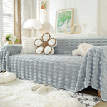 Fluffy Faux Fur Couch Cover Plush Sofa Throw, Warm & Stylish Sofa Protector