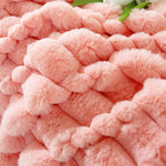 Fluffy Faux Fur Couch Cover Plush Sofa Throw, Warm & Stylish Sofa Protector