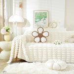 Fluffy Faux Fur Couch Cover Plush Sofa Throw, Warm & Stylish Sofa Protector