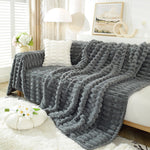 Fluffy Faux Fur Couch Cover Plush Sofa Throw, Warm & Stylish Sofa Protector