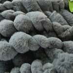 Fluffy Faux Fur Couch Cover Plush Sofa Throw, Warm & Stylish Sofa Protector