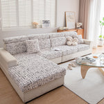 Stretch Individual Cushion Slipcovers, Furniture Protector with Elastic Bottom, Couch Cover Replacement