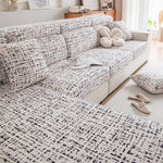 Stretch Individual Cushion Slipcovers, Furniture Protector with Elastic Bottom, Couch Cover Replacement