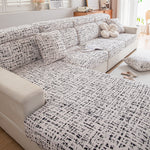 Stretch Individual Cushion Slipcovers, Furniture Protector with Elastic Bottom, Couch Cover Replacement