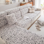 Stretch Individual Cushion Slipcovers, Furniture Protector with Elastic Bottom, Couch Cover Replacement
