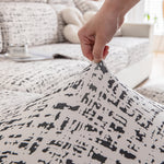 Stretch Individual Cushion Slipcovers, Furniture Protector with Elastic Bottom, Couch Cover Replacement