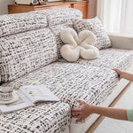 Stretch Individual Cushion Slipcovers, Furniture Protector with Elastic Bottom, Couch Cover Replacement