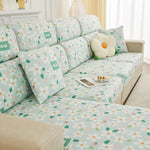 Stretch Individual Cushion Slipcovers, Furniture Protector with Elastic Bottom, Couch Cover Replacement