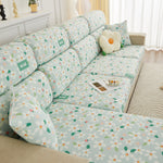 Stretch Individual Cushion Slipcovers, Furniture Protector with Elastic Bottom, Couch Cover Replacement