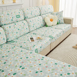 Stretch Individual Cushion Slipcovers, Furniture Protector with Elastic Bottom, Couch Cover Replacement