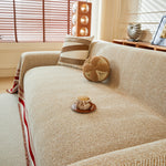 Reversible Herringbone Sofa Cover, 2-in-1 Classic British Throw Blanket for Couch